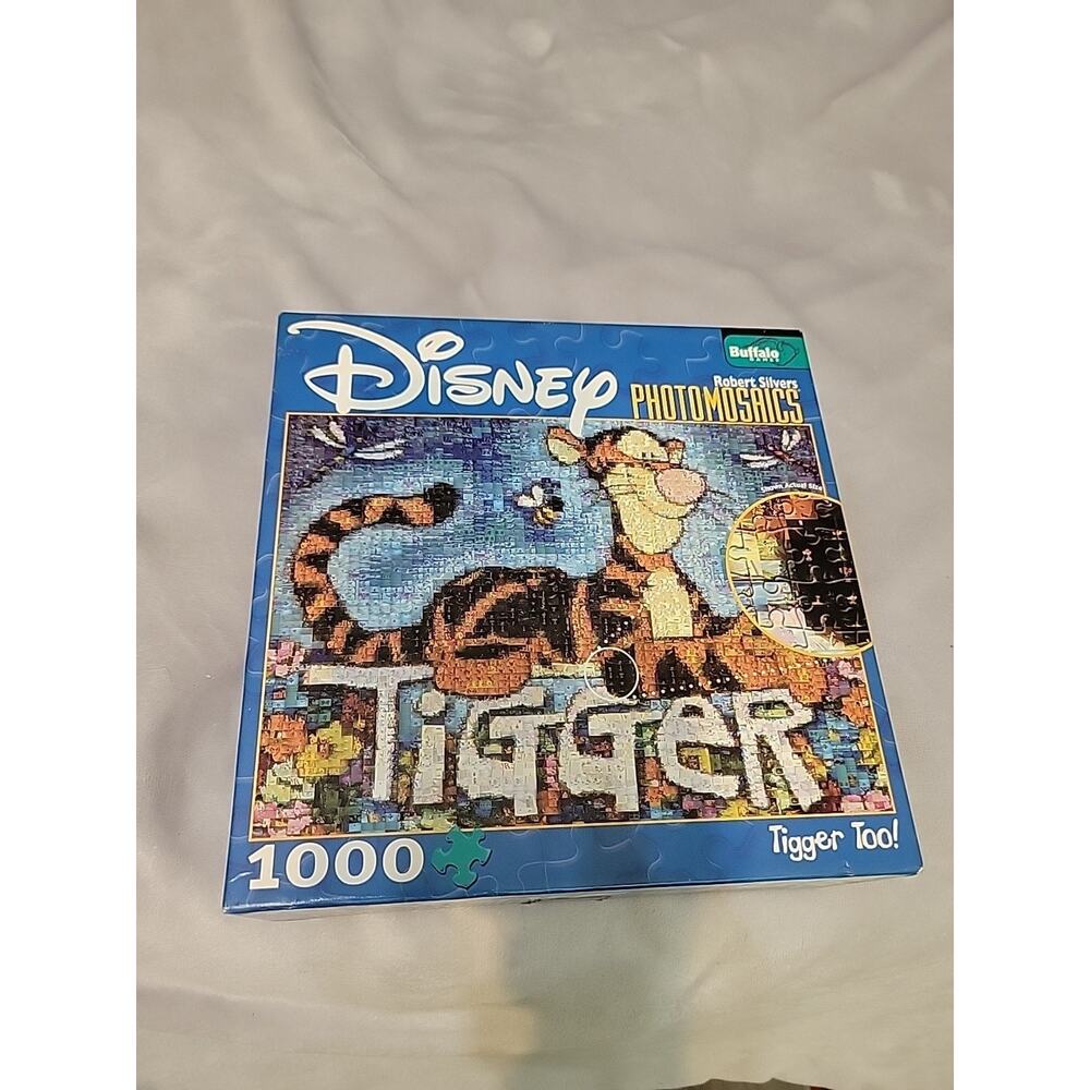 Disney PhotoMosaics Robert Silvers Tigger Too! 1000 Pcs Puzzle Buffalo Game